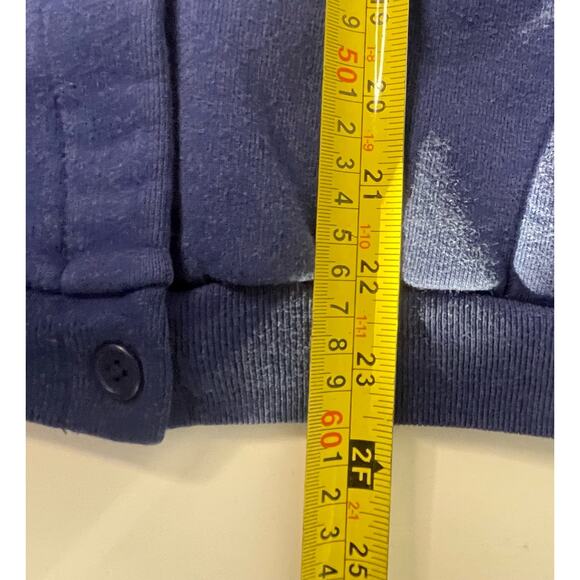 Vintage 80/90s Artisans Deisgns USA Blue/Red Cardinal Cardigan Size Sm-Med - Picture 6 of 10